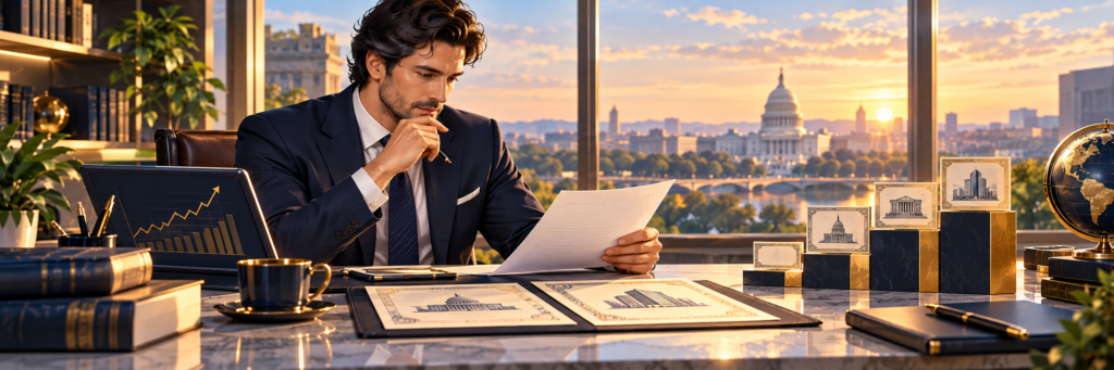 Investor analyzing bonds, yields and fixed-income investment options